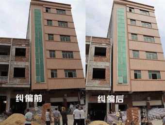 阜阳界首倾斜纠正