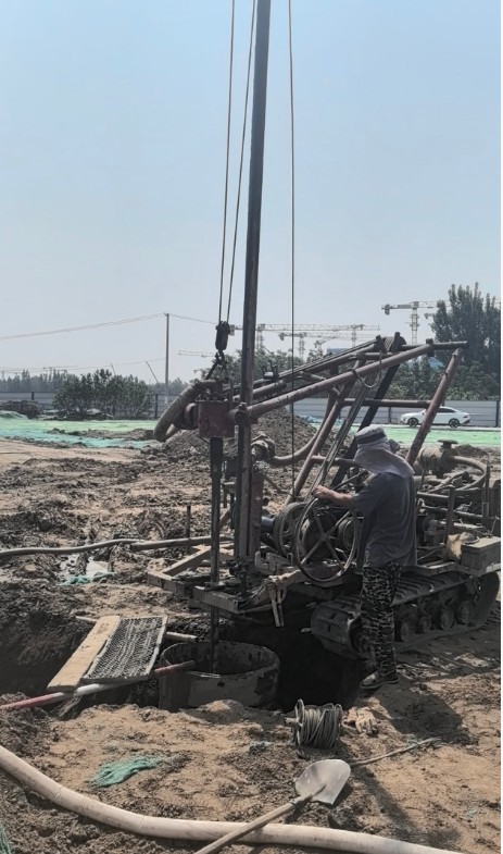 阜阳界首工地打井